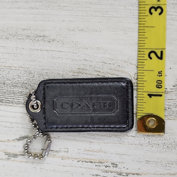 Coach authentic tag in charcoal shimmer gray - Picture 4 of 6